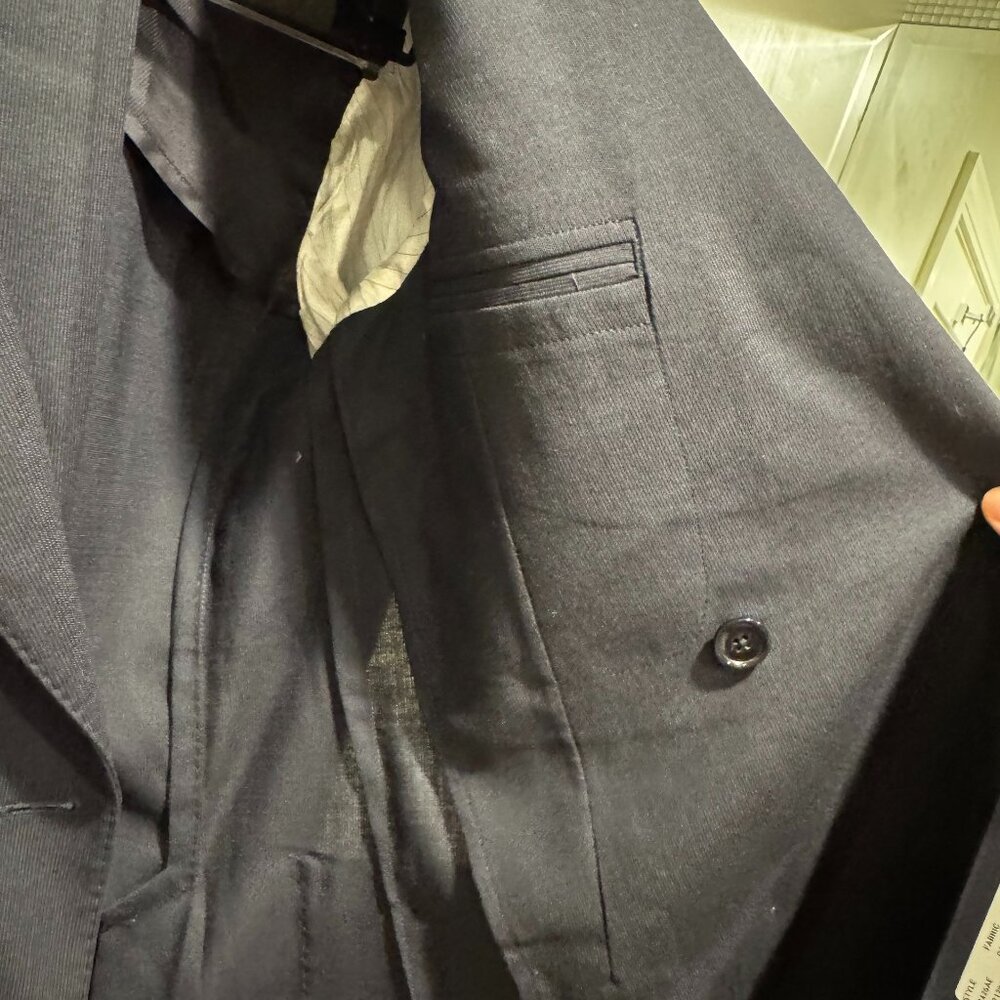 Double Breasted Midnight Blue Men’s Suit by Italian brand Lardini NWT